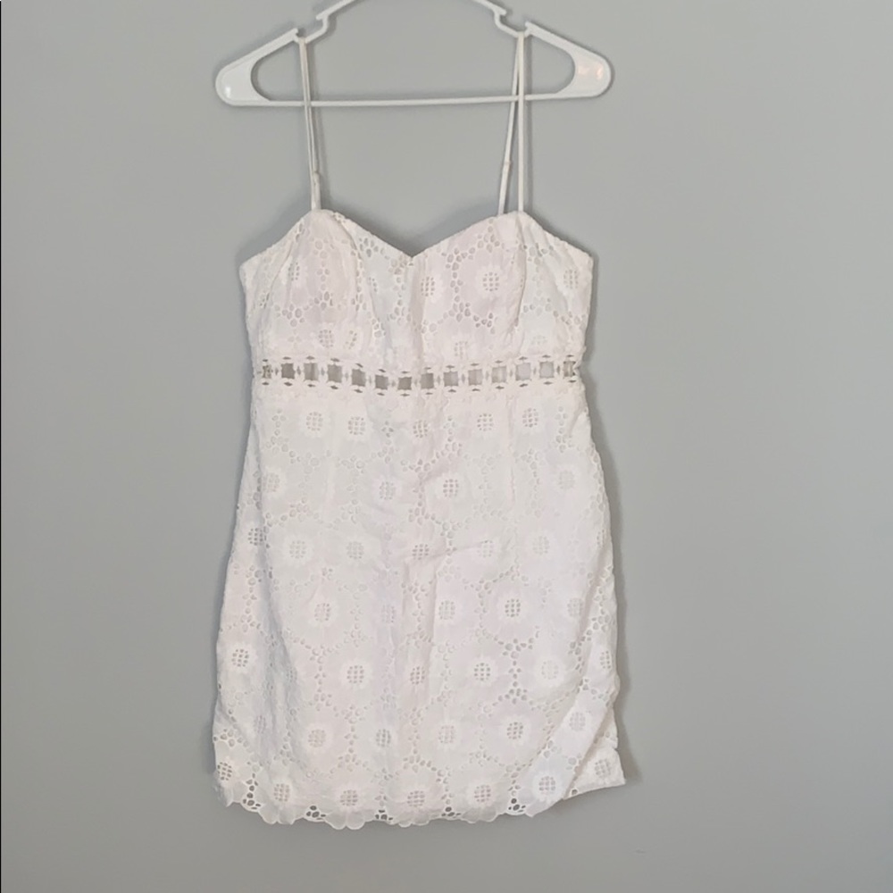 Lilly Pulitzer White Lace Dress